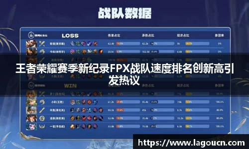 好博体育好博体育王者荣耀赛季新纪录FPX战队速度排名创新高引发热议